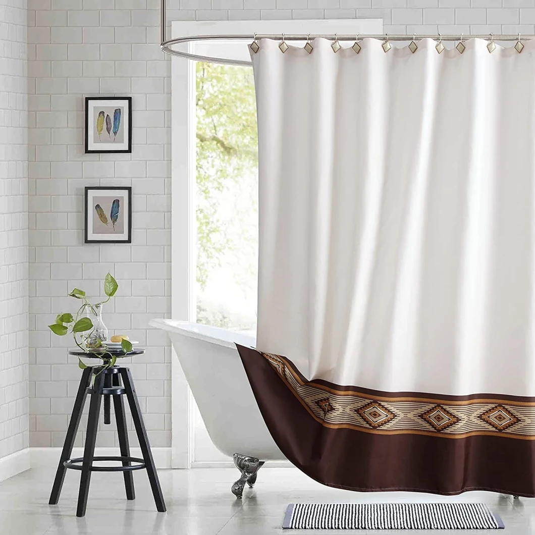 Adjustable Shower Curtain Rod Premium 304 Stainless Steel Anti-Slip No Rust