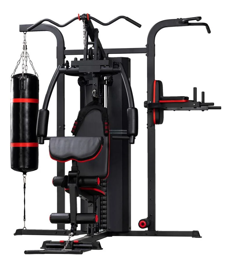Home Gym Exercise Machine/Three Station/Smith Machine /Gym Equipment with Sandbag/Bench/Pull up Bar