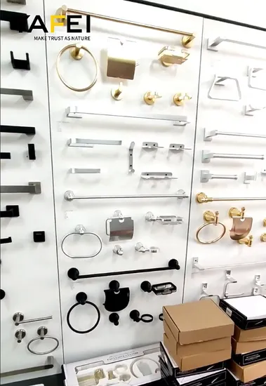 アルミニウム製バスルームコートハンガー、アクセサリー、ハードウェアセット