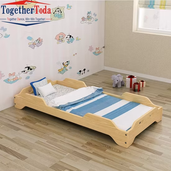 木製の保育園、保育園、保育園用のZnzスタッカブルベッド
